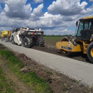 Санација пута на Пејићевим салашима