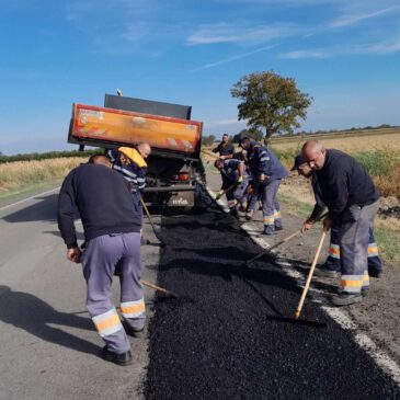 Код вртића „Дуга“ у Шангају уређују се саобраћајни прилази и игралиште, почело асфалтирање Брестове улице у Боцкама